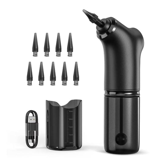 Ear Wax Removal Tool - Water Powered Push Ear Cleaner Electric Ear Cleaning Kits