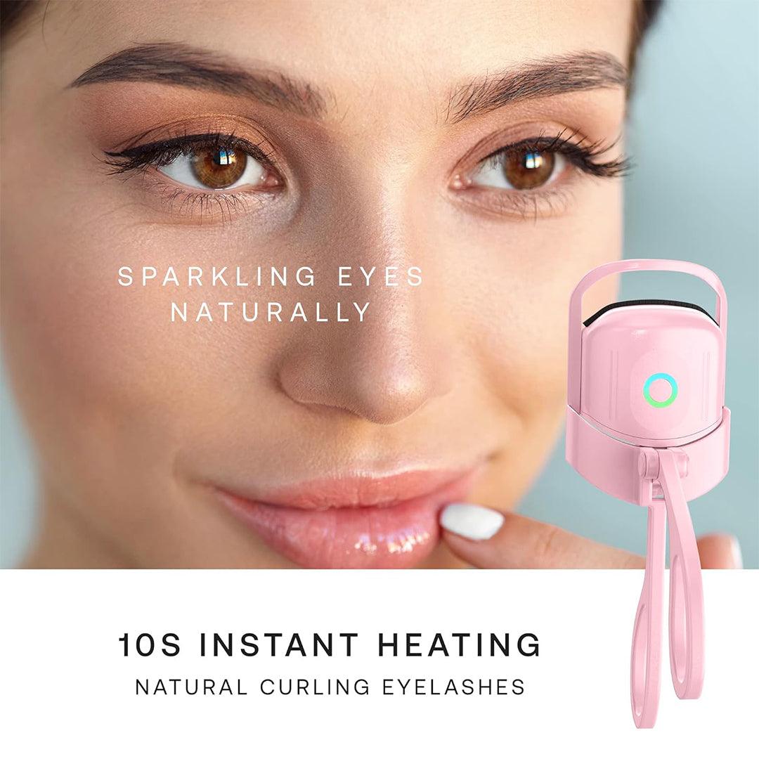 Electric Eyelash Curler - Electric Heated Lasting USB Charging Cable Makeup Tools