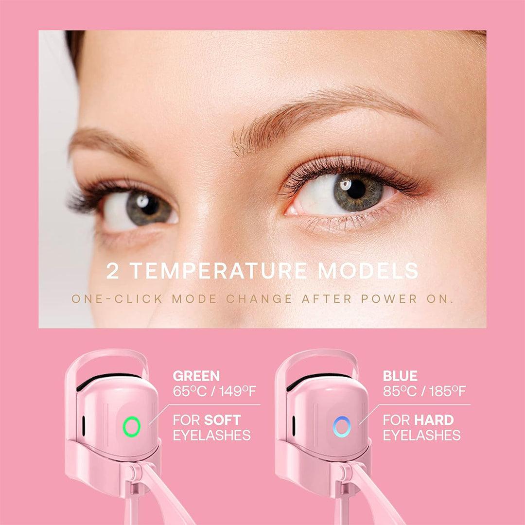 Electric Eyelash Curler - Electric Heated Lasting USB Charging Cable Makeup Tools