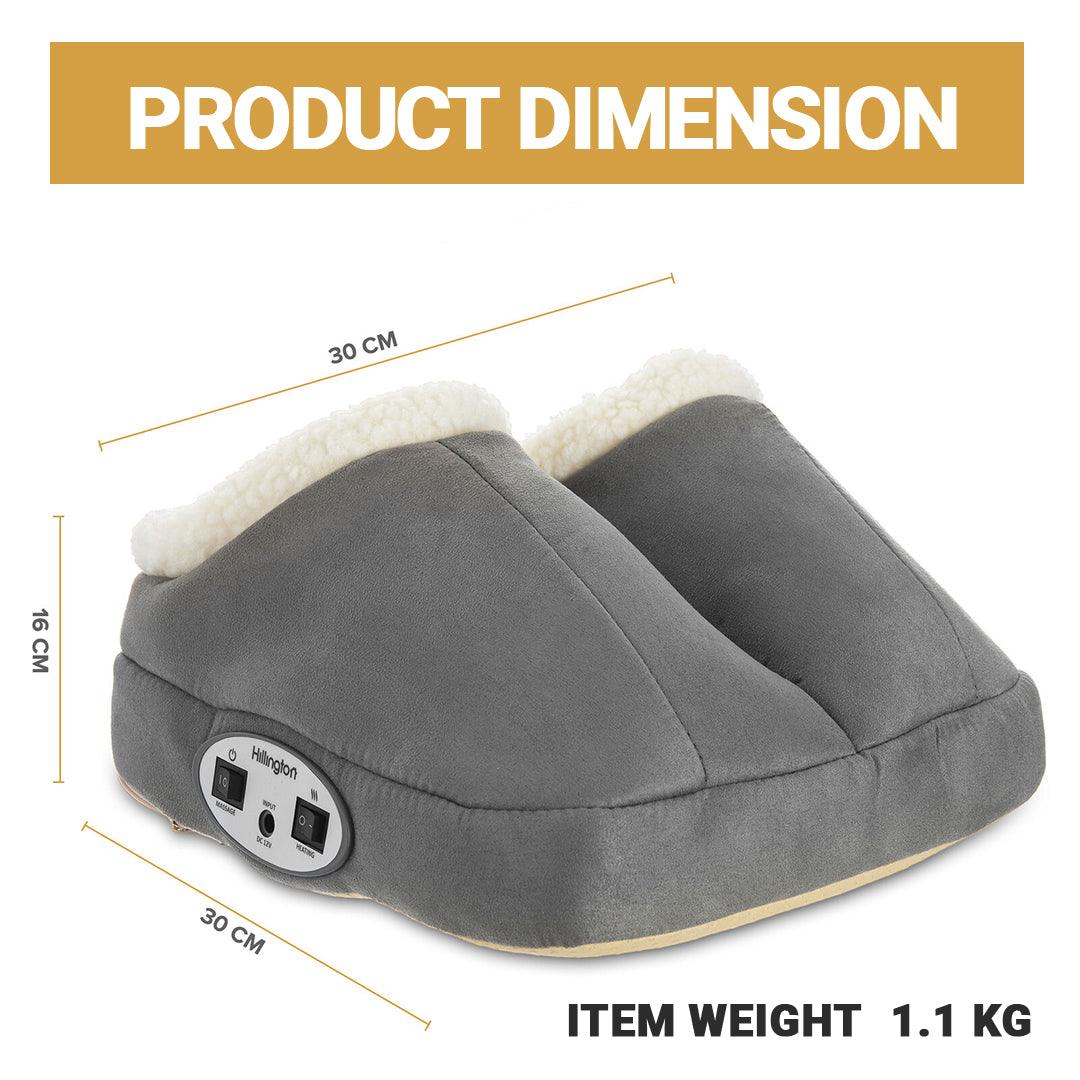 Foot Warmers for Elderly - Electric Foot Warmer Massager Soothing Relaxing Hot Feet Massage Relaxing Fleece Heated Feet Soft Comfort