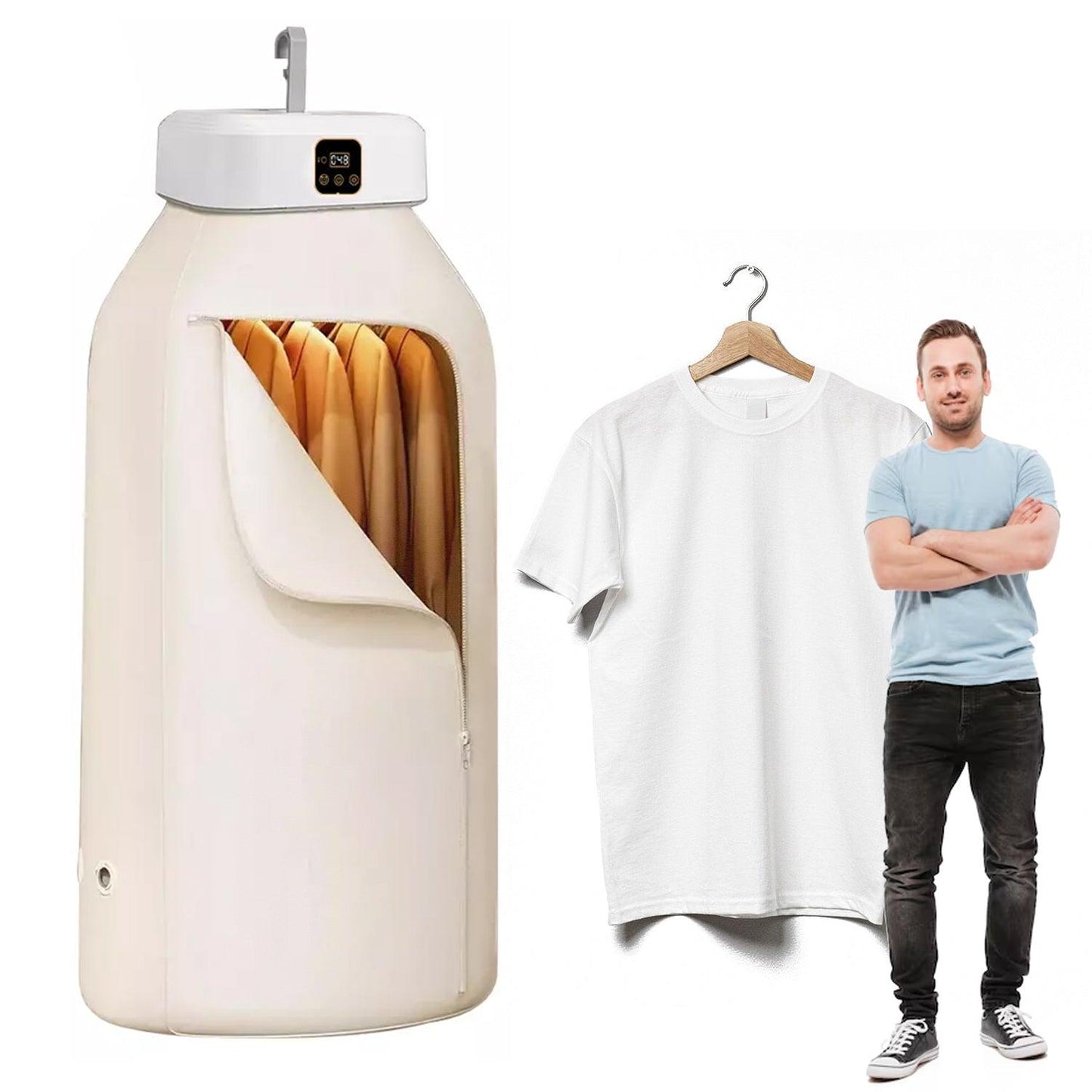 Electric Air Dryer - Portable Clothes Dryer Hot Quickly Drying Air Dry Machine Home