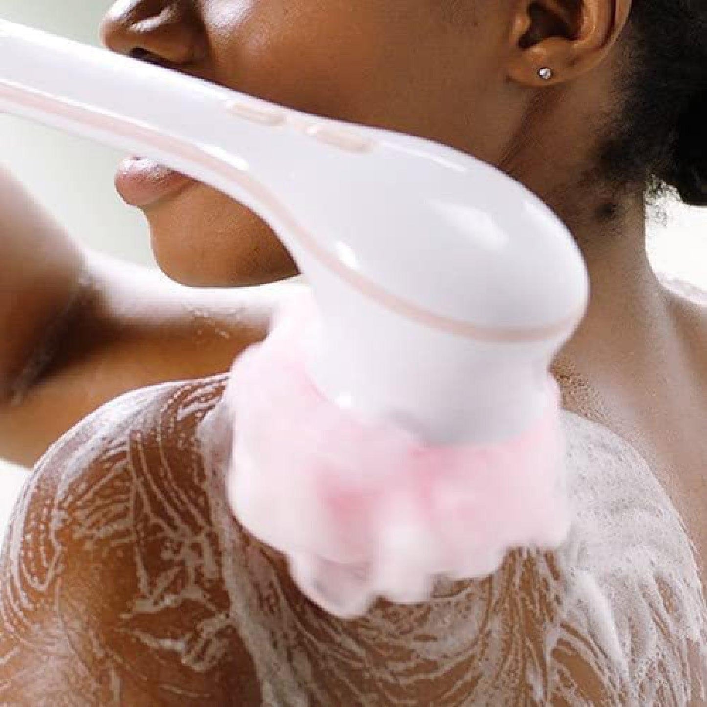 Electric Body Brush - Flawless Cleanse Spa with 3 Multi-Purpose Cleansing Heads for a Full Body Spa Experience