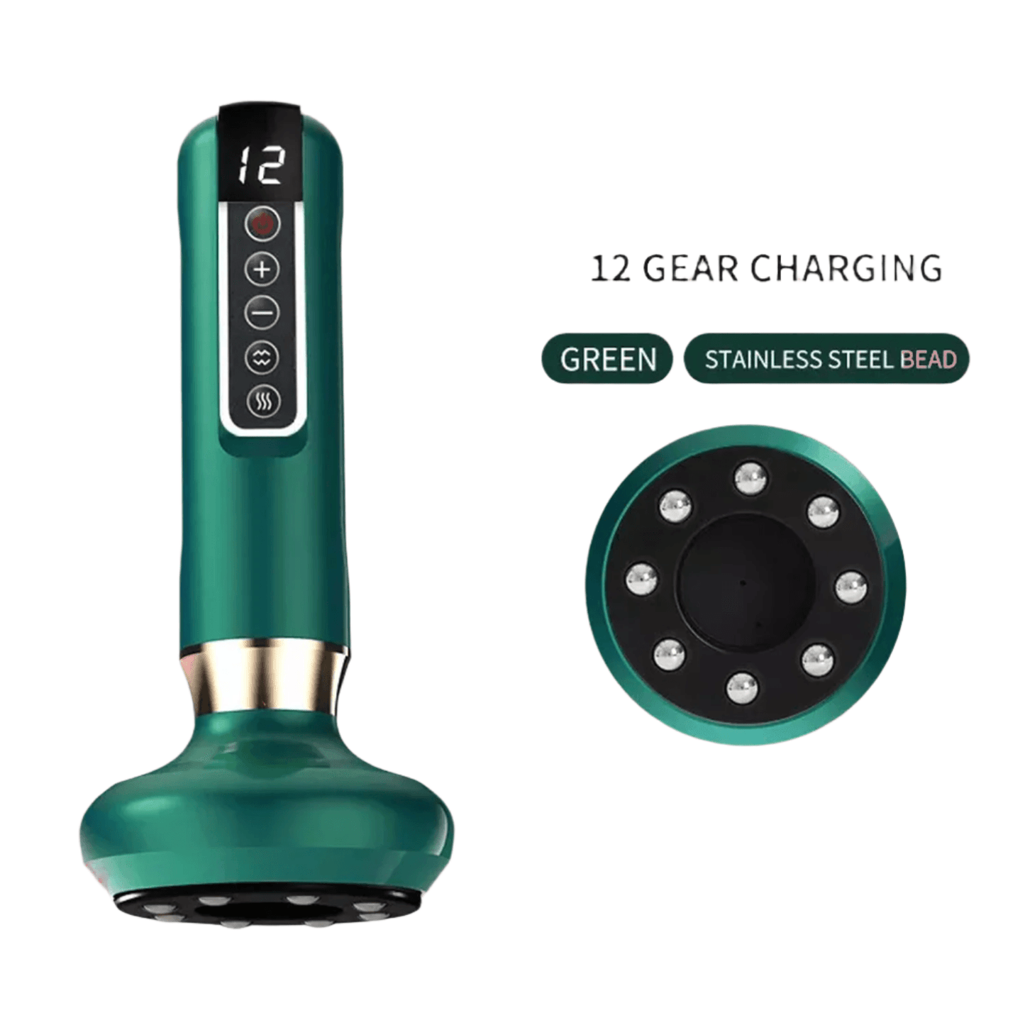Electric Cupping Therapy Machine - 12 levels Electric Cupping Massager Vacuum Suction Cup anti Cellulite Beauty