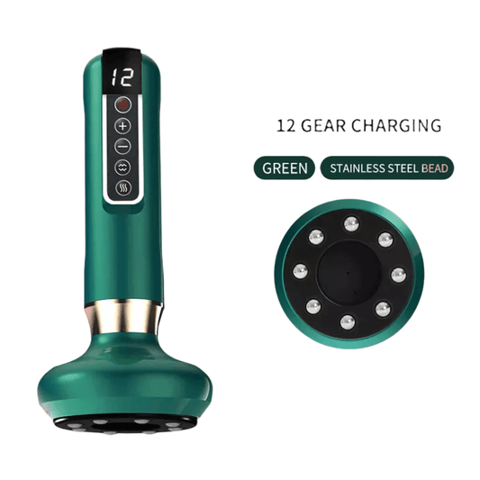 Electric Cupping Therapy Machine - 12 levels Electric Cupping Massager Vacuum Suction Cup anti Cellulite Beauty