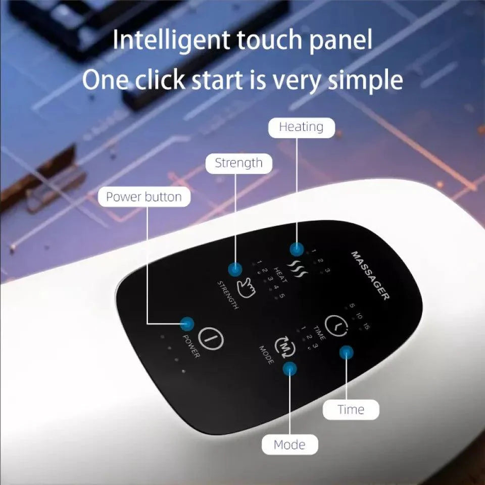 Hand Massager Machines - Electric Hand Massager for Palm Massage Cordless Heat Accupressure Massager