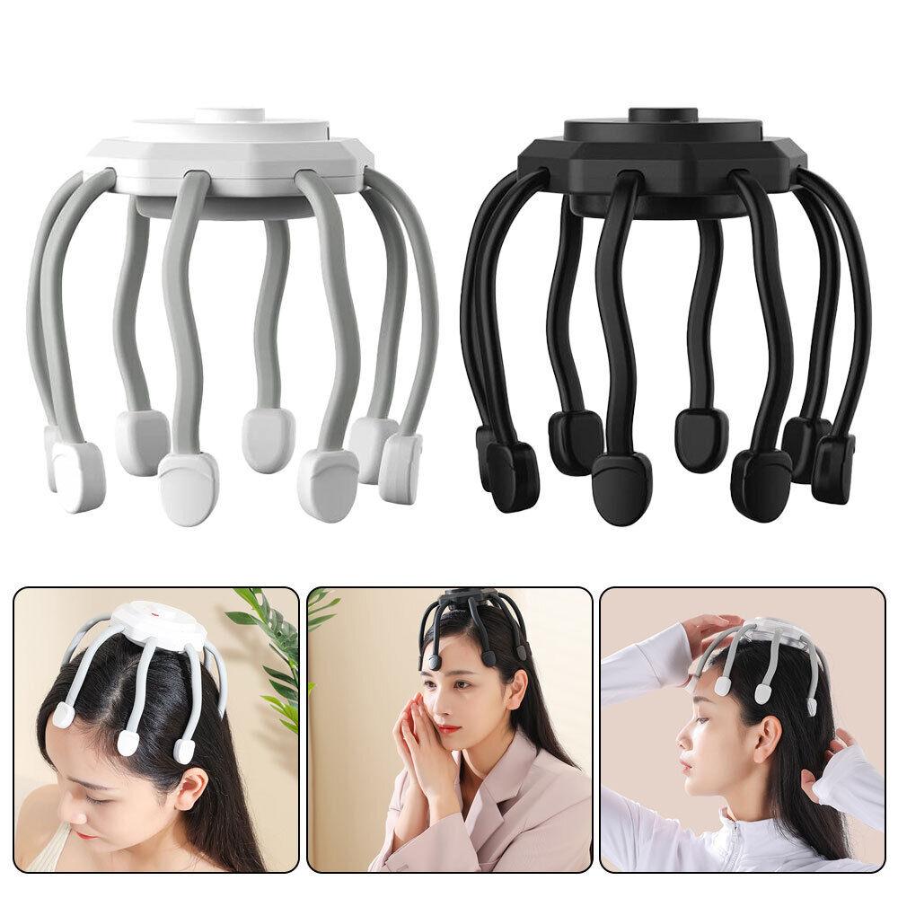 Electric Scalp Massager UK - Electric Scalp Head Massager Octopus Claw Vibration Massage Stress Relief Relax