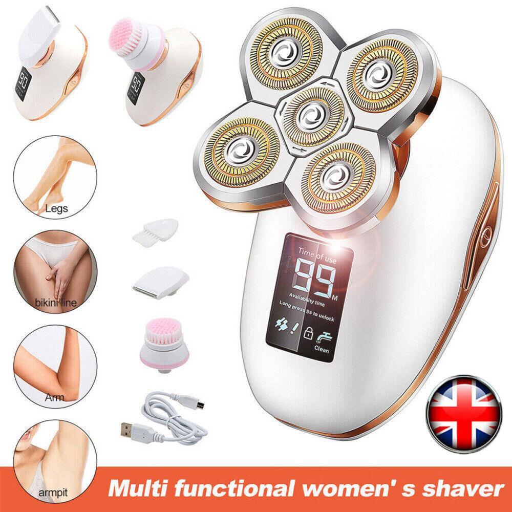 Ladies Shavers UK - Cordless Electric Lady Shaver Women Epilator Painless Razor Face Bikini Trimmer