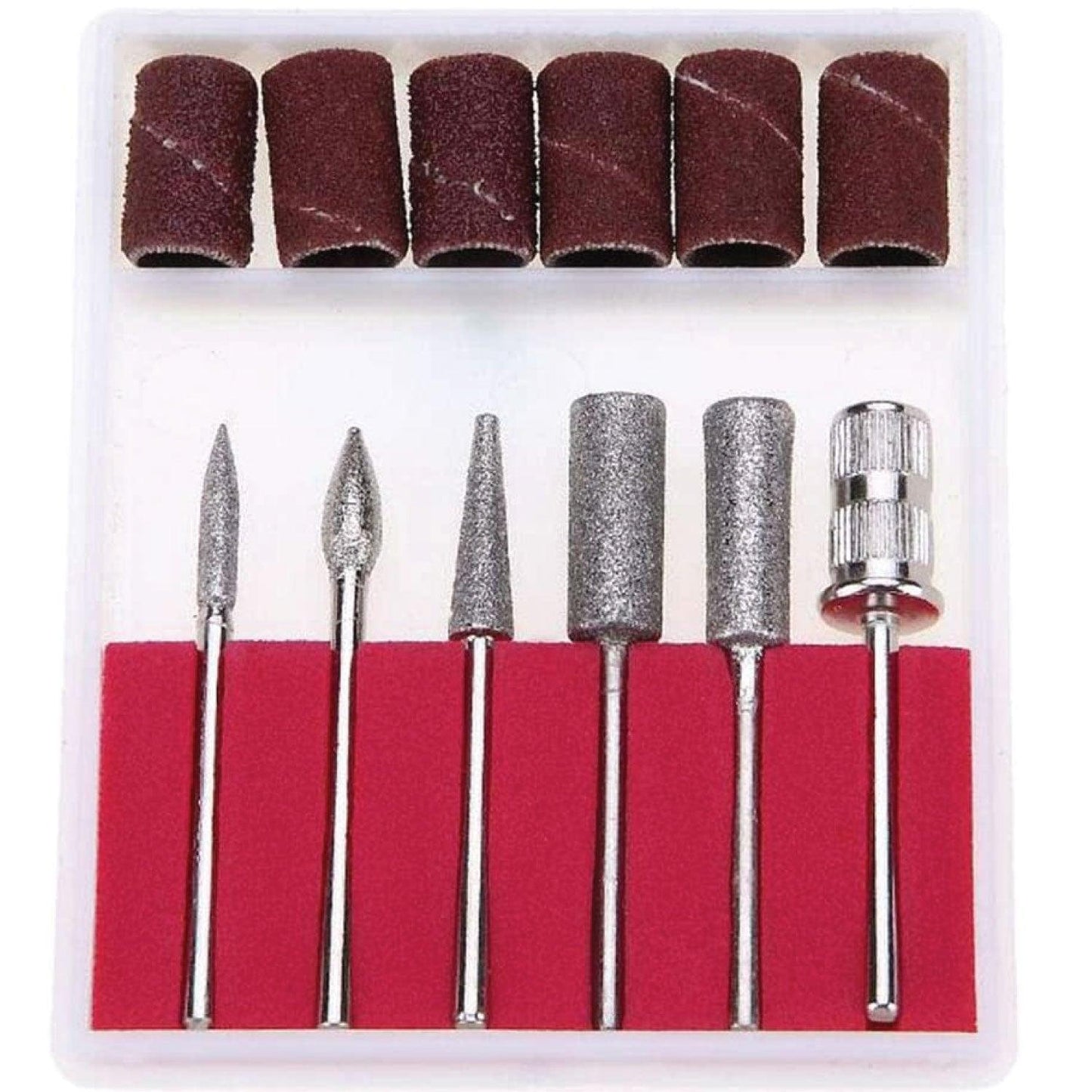 Electric Nail Files - Electric Nail Drill with 11 Drill Bits and Sanding Bands, 20000 RPM Adjustable Speed, Portable Nail Drills for Acrylic Nails