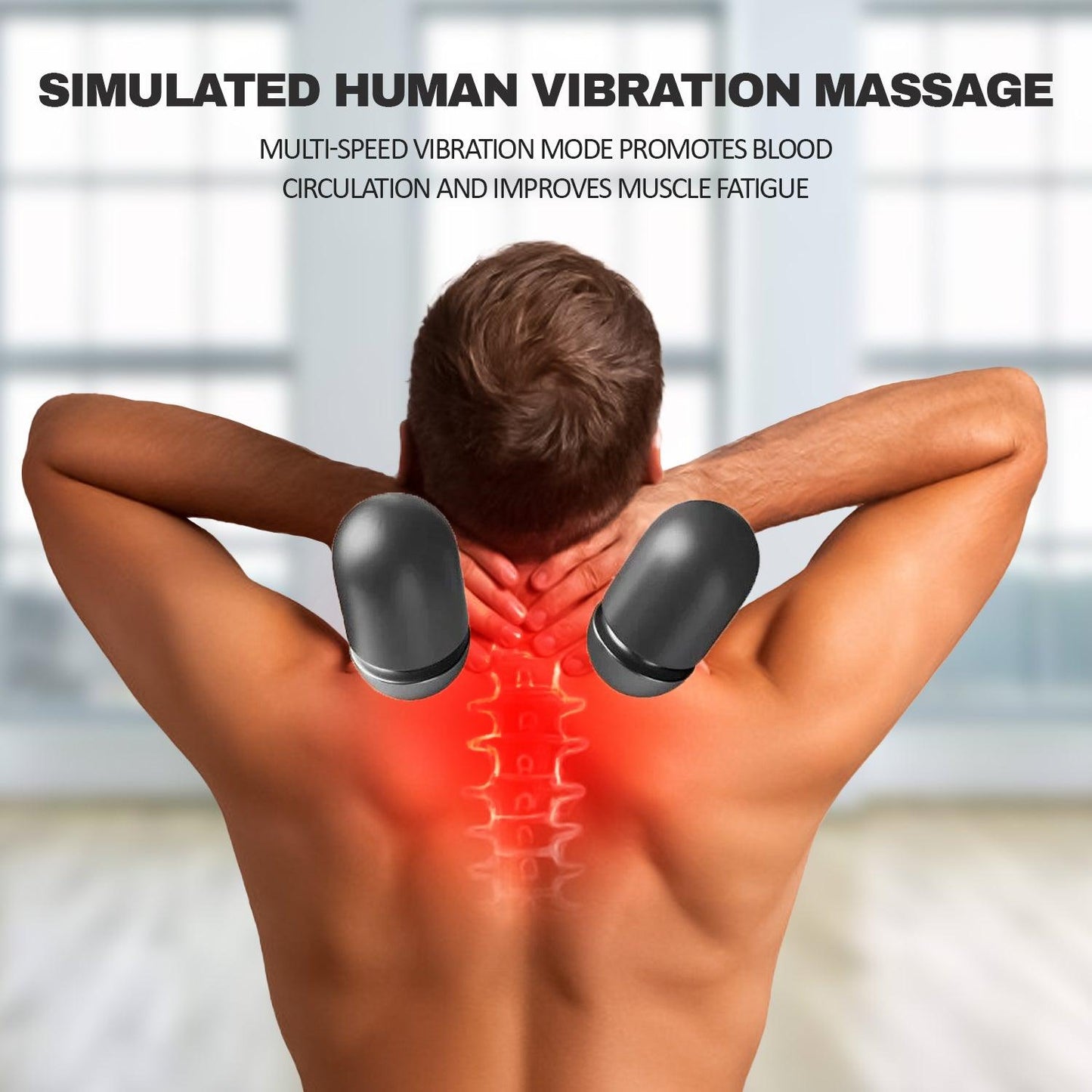 Neck Massager Pillow - 3 in 1 Neck And Shoulder Massager Memory Foam Back Massager