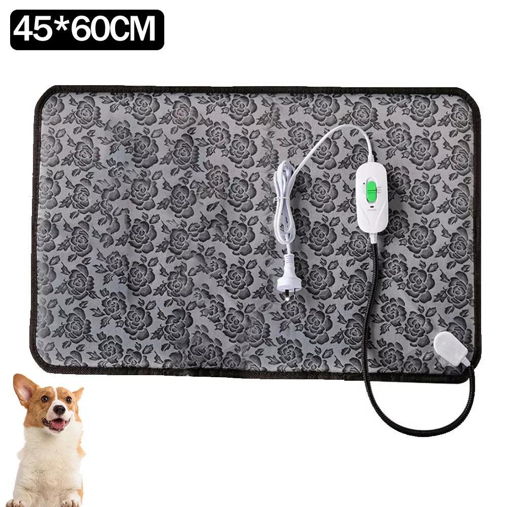 Pet Heating Pad - Electric Heat Mat Heated Bed Dog Puppy Whelping Pads