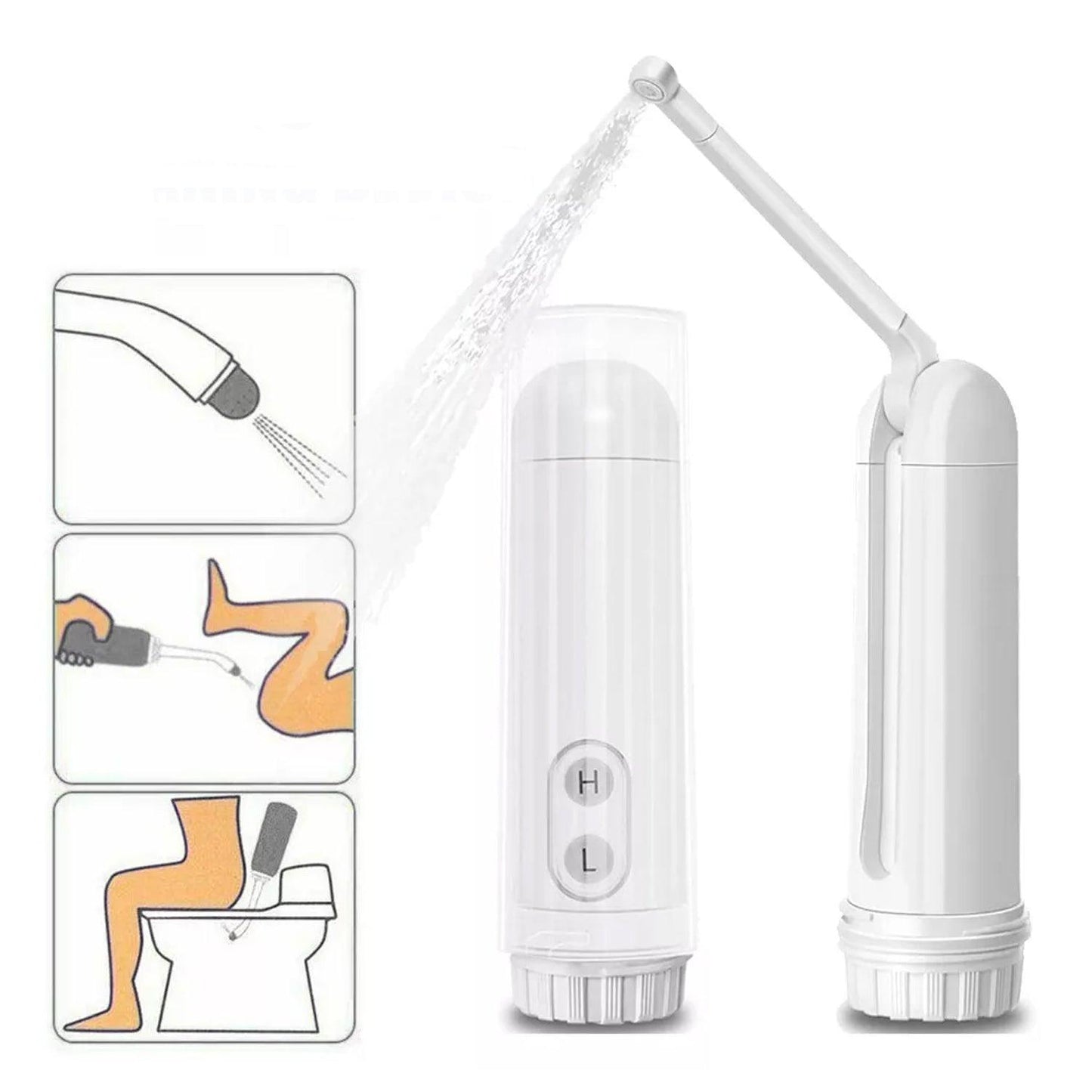Electric Portable Bidet - Automatic Bidet Sprayer Travel Shower Spray Travel Cleaning