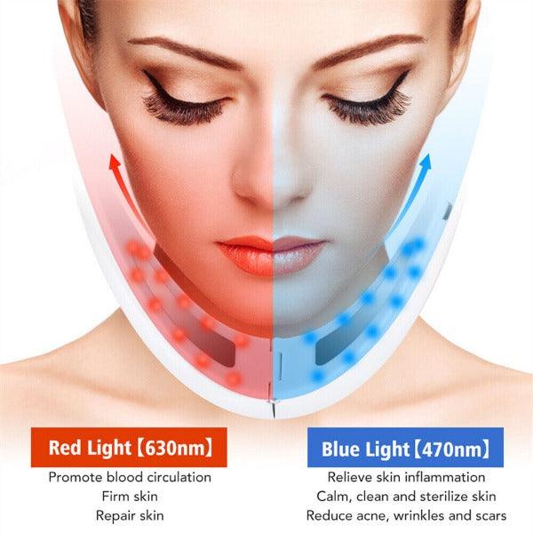 Double Chin Massager - Electric V-Face Shaping Massage Face Lifting Slim Double Chin Removal Machine
