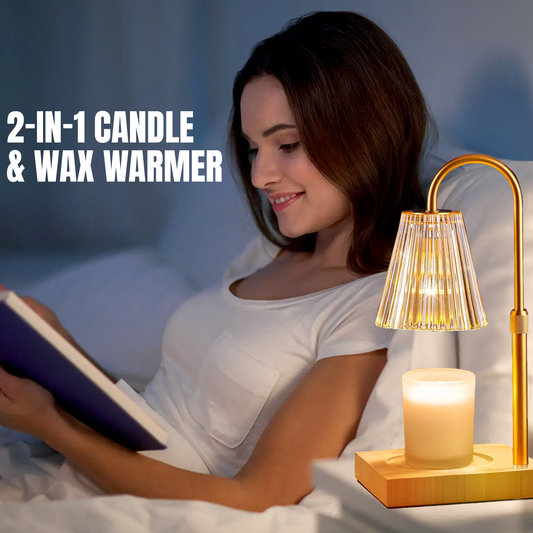 Candle Warmer Lamp – Height Adjustable Dimmable Lamp with Remote & Timer