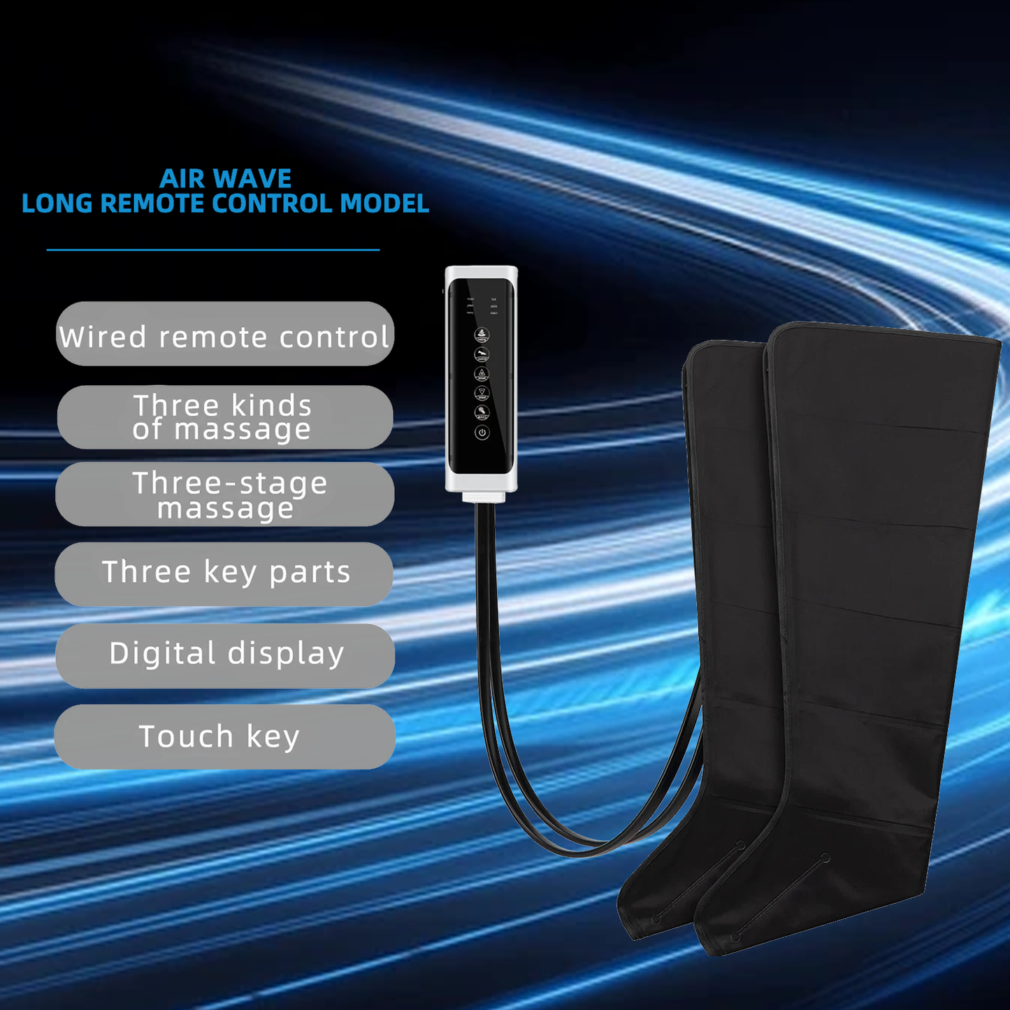 Leg Compression Boots – Air Compression Therapy for Circulation & Muscle Recovery