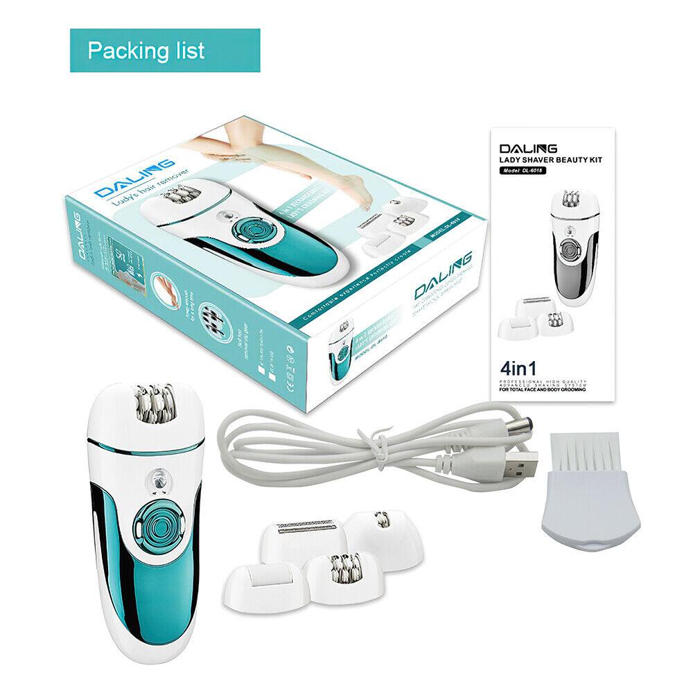 Ladies Hair Removal Devices - Epilator For Women Cordless Rechargeable Lady Body Facial Hair Removal Shaver