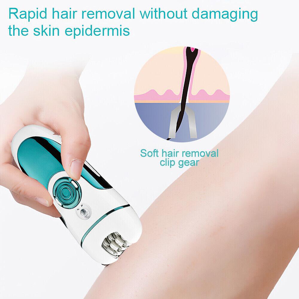 Ladies Hair Removal Devices - Epilator For Women Cordless Rechargeable Lady Body Facial Hair Removal Shaver