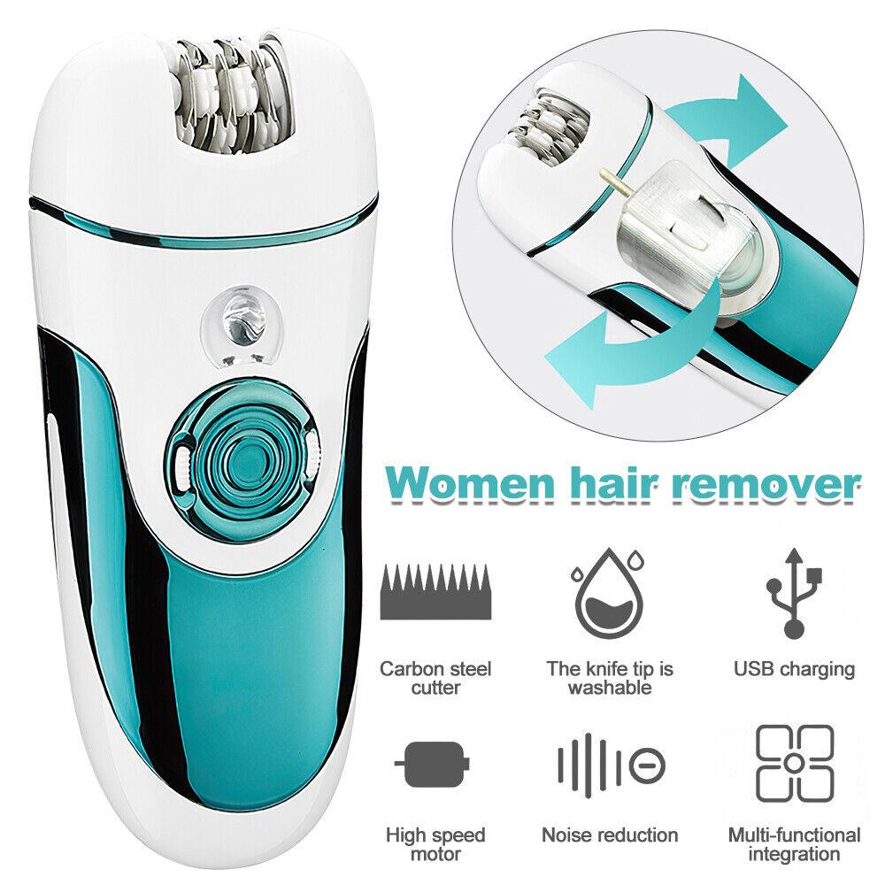 Ladies Hair Removal Devices - Epilator For Women Cordless Rechargeable Lady Body Facial Hair Removal Shaver