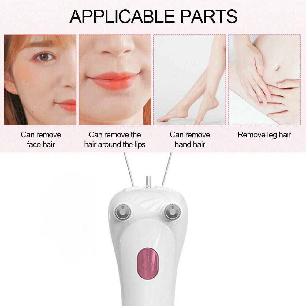 Epilator for Facial Hair - Electric Facial Threading Hair Removal Epilators for Women Face Thread Epilator Facial Body Hair Removal Machine