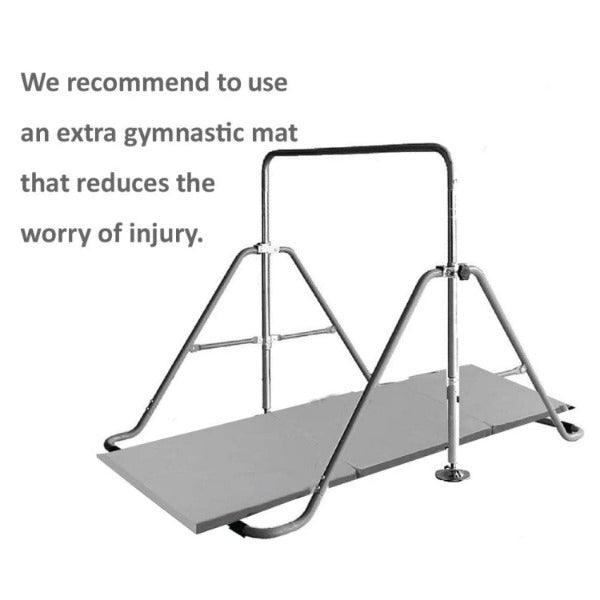 Childs Gymnastics Bar - Junior Training Bar Expandable Kids Horizontal Bars Children Kip Home Gym
