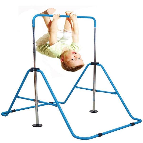 Childs Gymnastics Bar - Junior Training Bar Expandable Kids Horizontal Bars Children Kip Home Gym