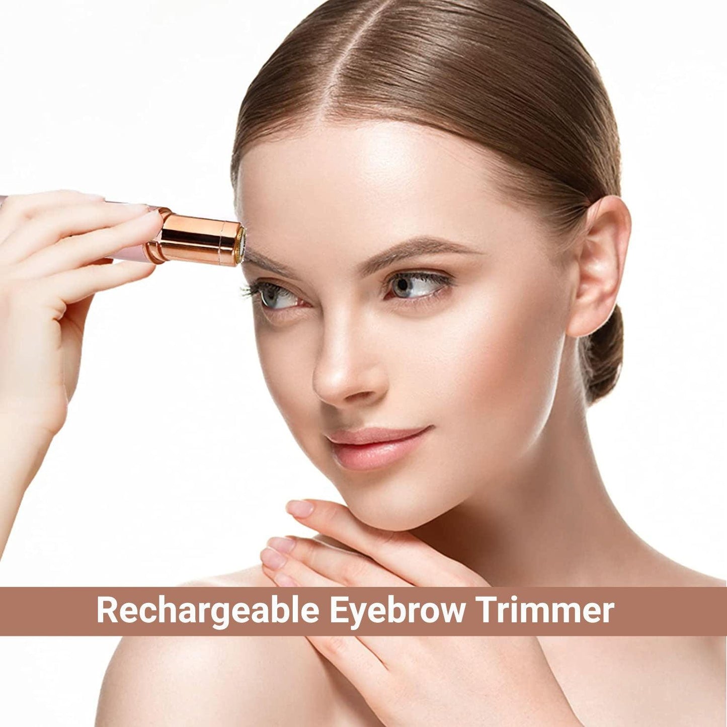 Eyebrow Trimmer for Women - Rechargeable Facial Hair Remover Face Hair Trimmer Eyebrow Razor Portable Mini Epilator
