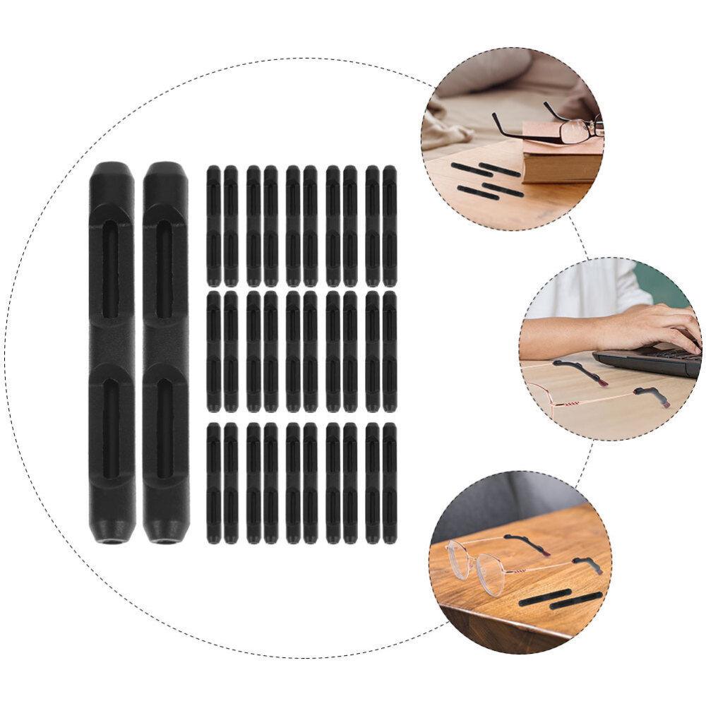 Ear Cushions for Glasses - 10 Pairs Silicon Ear Pads for Eye glasses Eyewear Sleeve Retainer Anti-Slip Ear Hook Holder For Glasses