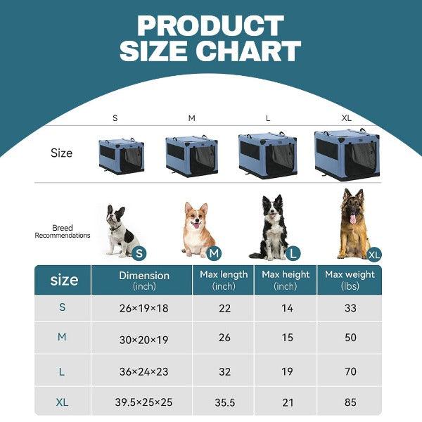 Pet Travel Crate - Pets Fabric Dog Crate Puppy Carrier Cat Travel Cage Carry Pet Bag