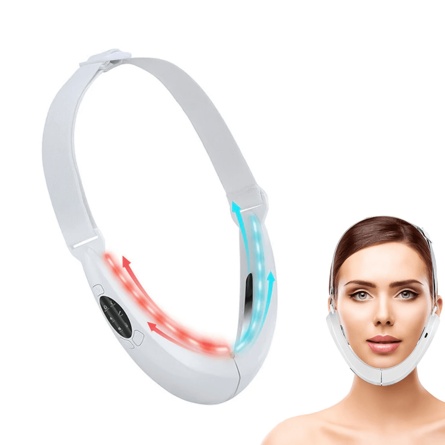 Double Chin Massager - Electric V-Face Shaping Massage Face Lifting Slim Double Chin Removal Machine