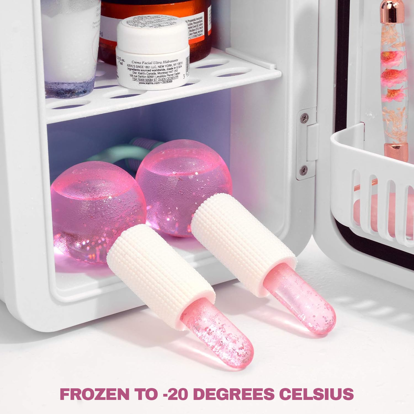 Facial Ice Globes – Cold Face Roller Massage Tool For Skincare Puffiness Treatment Eyes