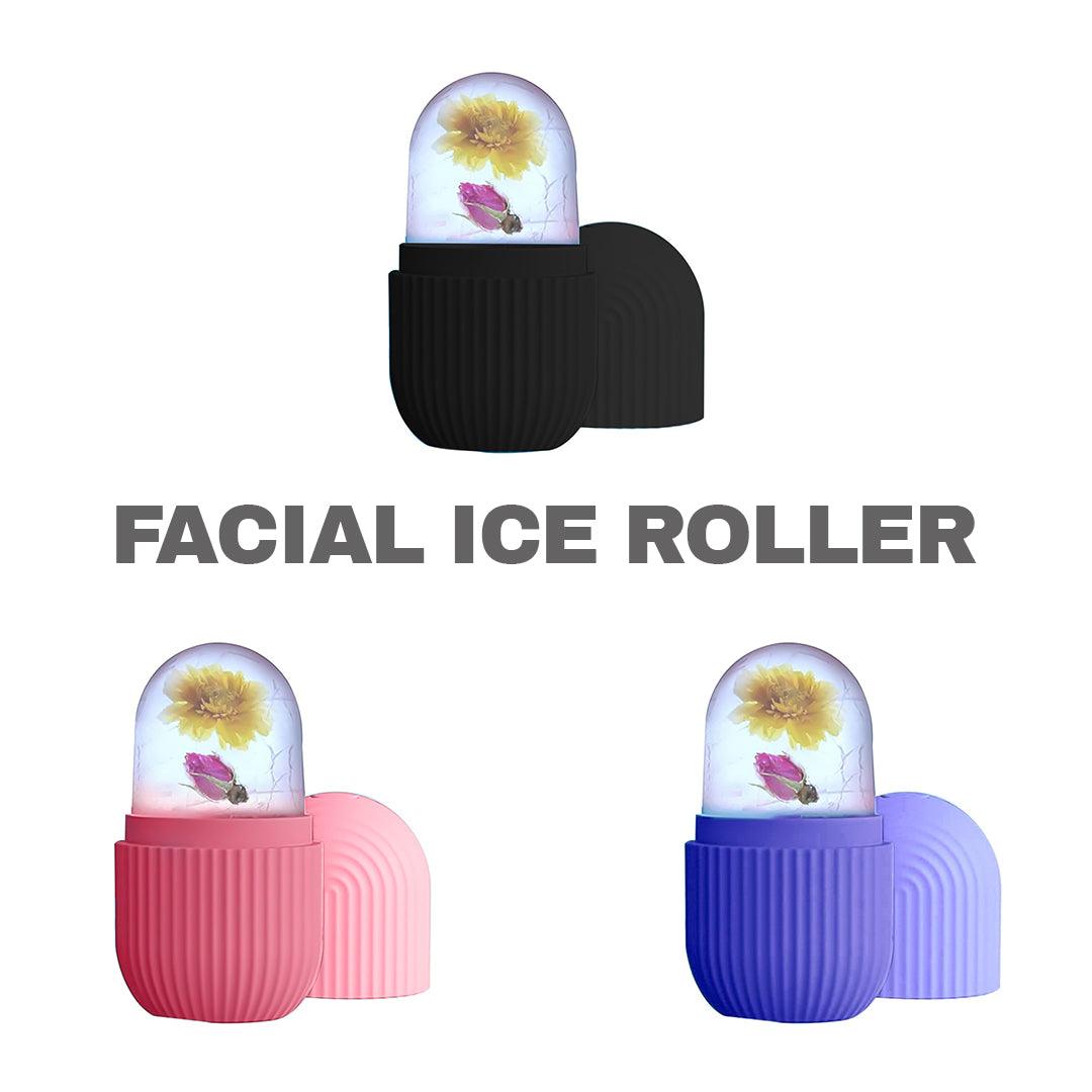 Ice Facial Roller - Silicone Facial Cube for Eyes Neck Massage Remove Dark Circle | ICE FACE ROLLER , Ice Facial Massager Skin Care Beauty Tool Eye
