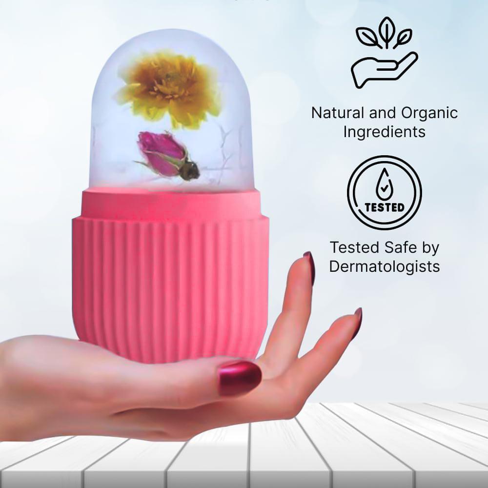 Ice Facial Roller - Silicone Facial Cube for Eyes Neck Massage Remove Dark Circle | ICE FACE ROLLER , Ice Facial Massager Skin Care Beauty Tool Eye