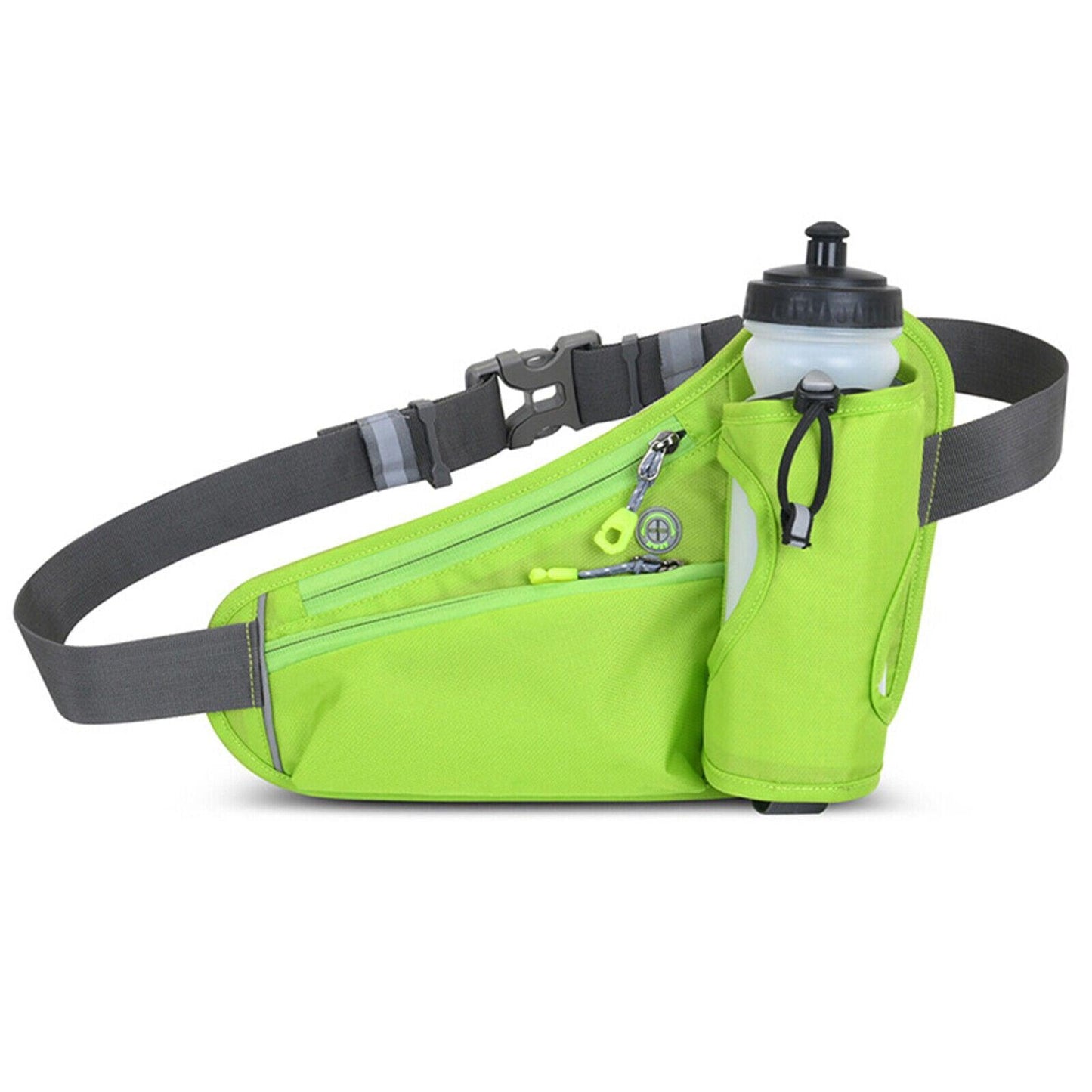 Running Belt With Water Bottle - Running Belt with Water Bottle Holder Waterproof Waist Bum Bag Sport Fanny Pack