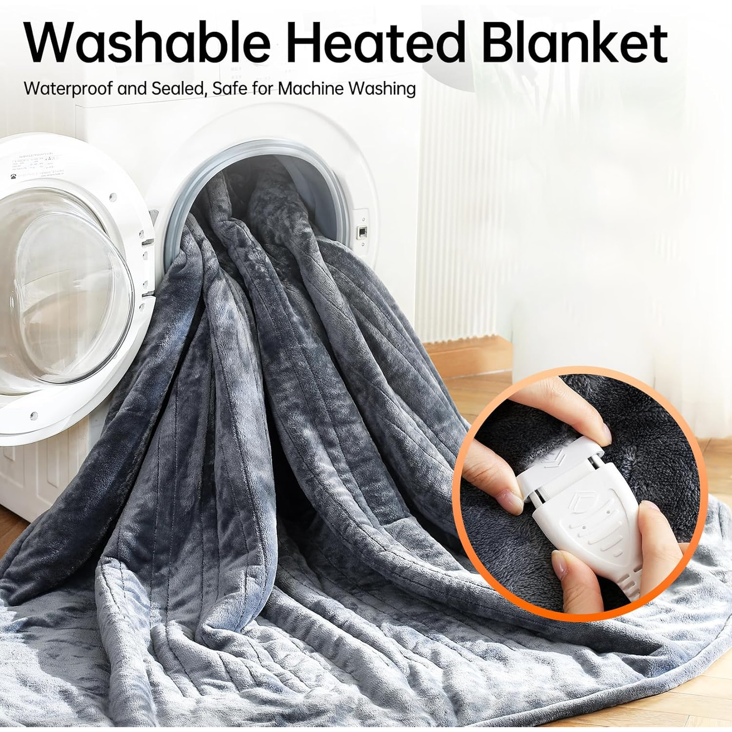 Premium Winter Heating Combo – Soft Heated Blanket & Electric Heated Gloves