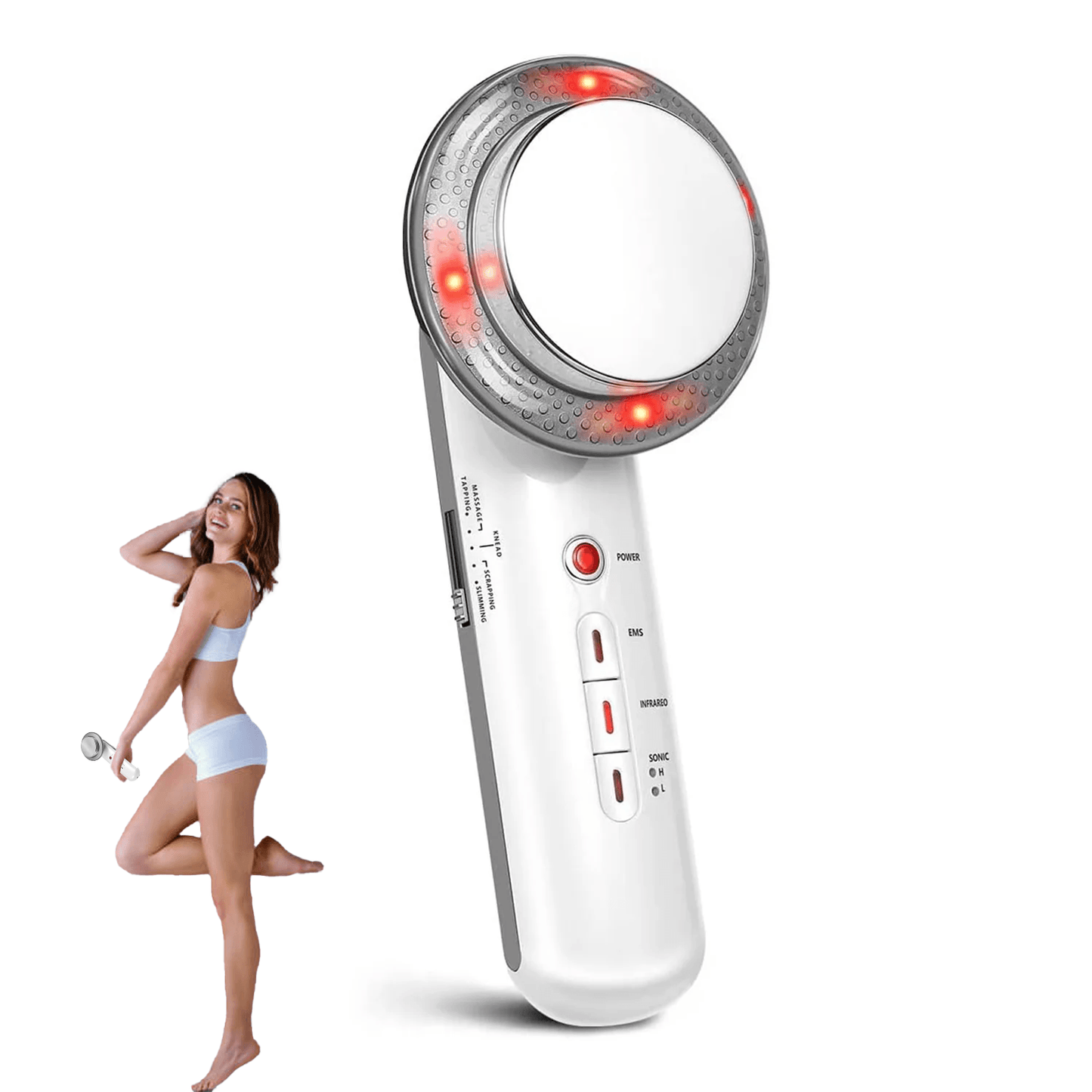 Fat Burner Machine - Body Slimming Massager EMS Machine Ultrasonic Cavitation Fat Burner 3in1 Therapy