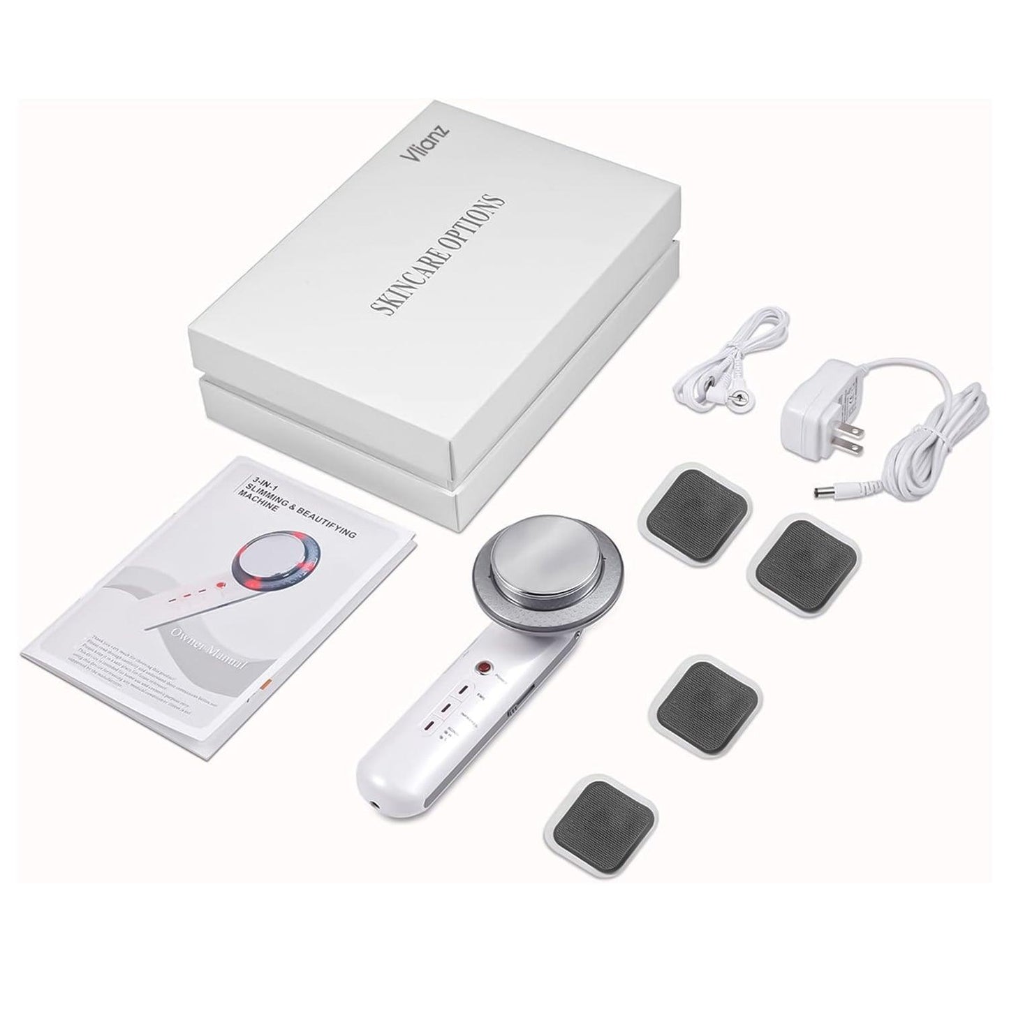 Fat Burner Machine - Body Slimming Massager EMS Machine Ultrasonic Cavitation Fat Burner 3in1 Therapy