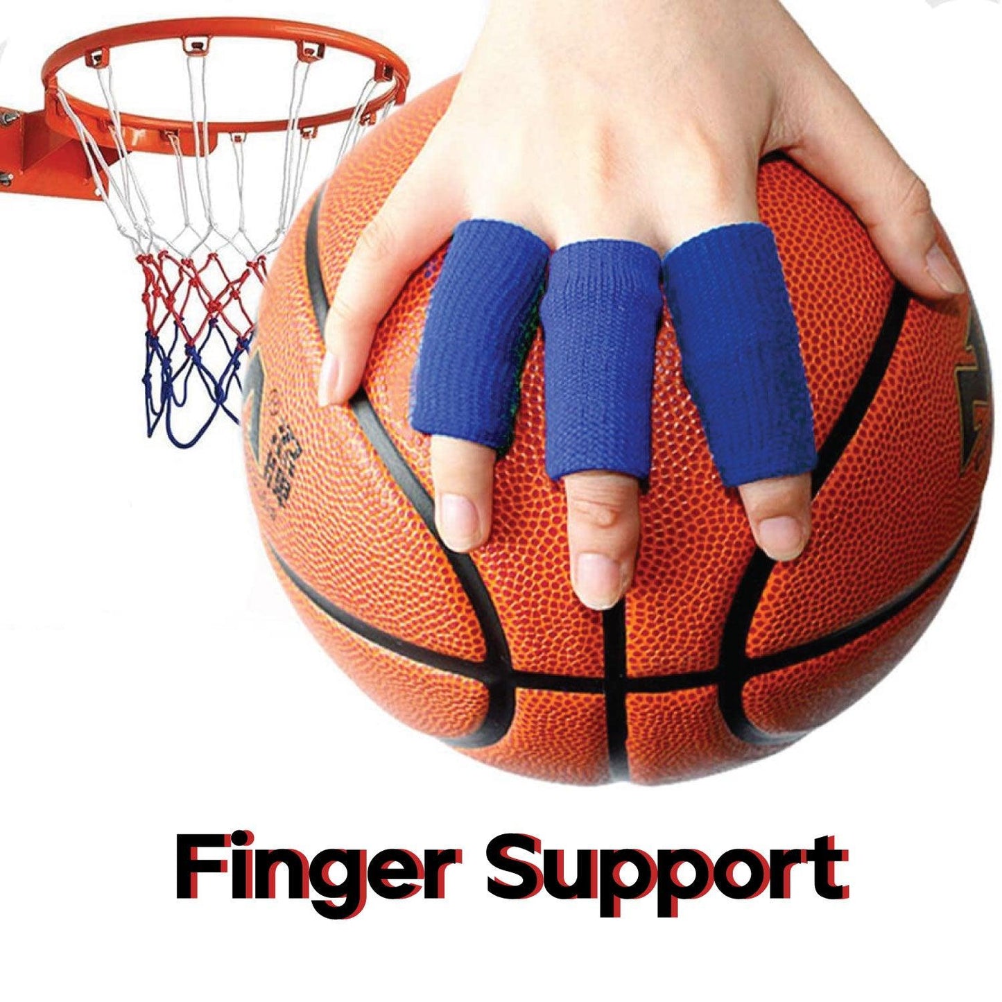 Finger Support Brace - Finger Guard Pads Support Arthritis Sleeve Trigger Fingers Sports Aid Bandage