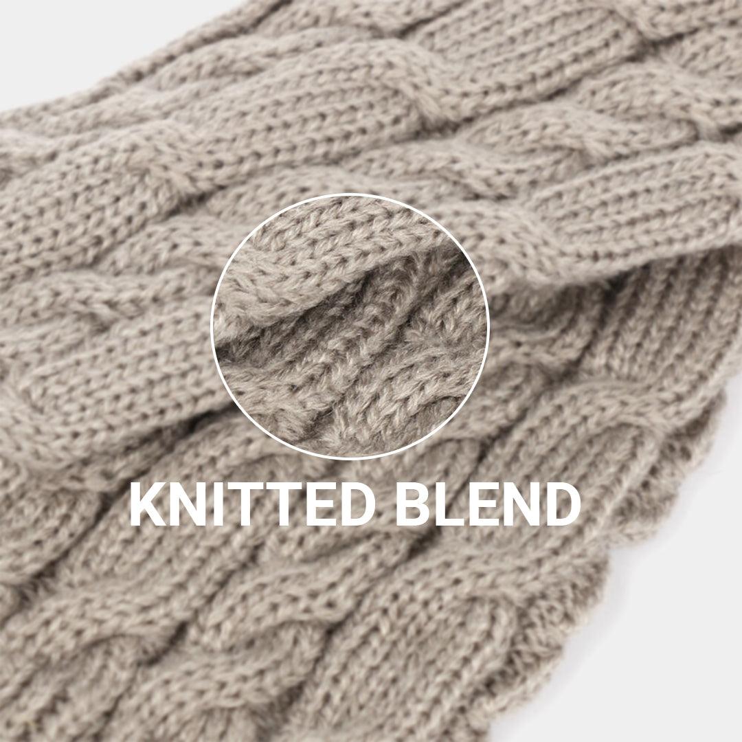 Thermal Fingerless Gloves - Women Wrist Arm Knitted Mitten Long Winter Hand Warmer Fingerless Ladies Gloves