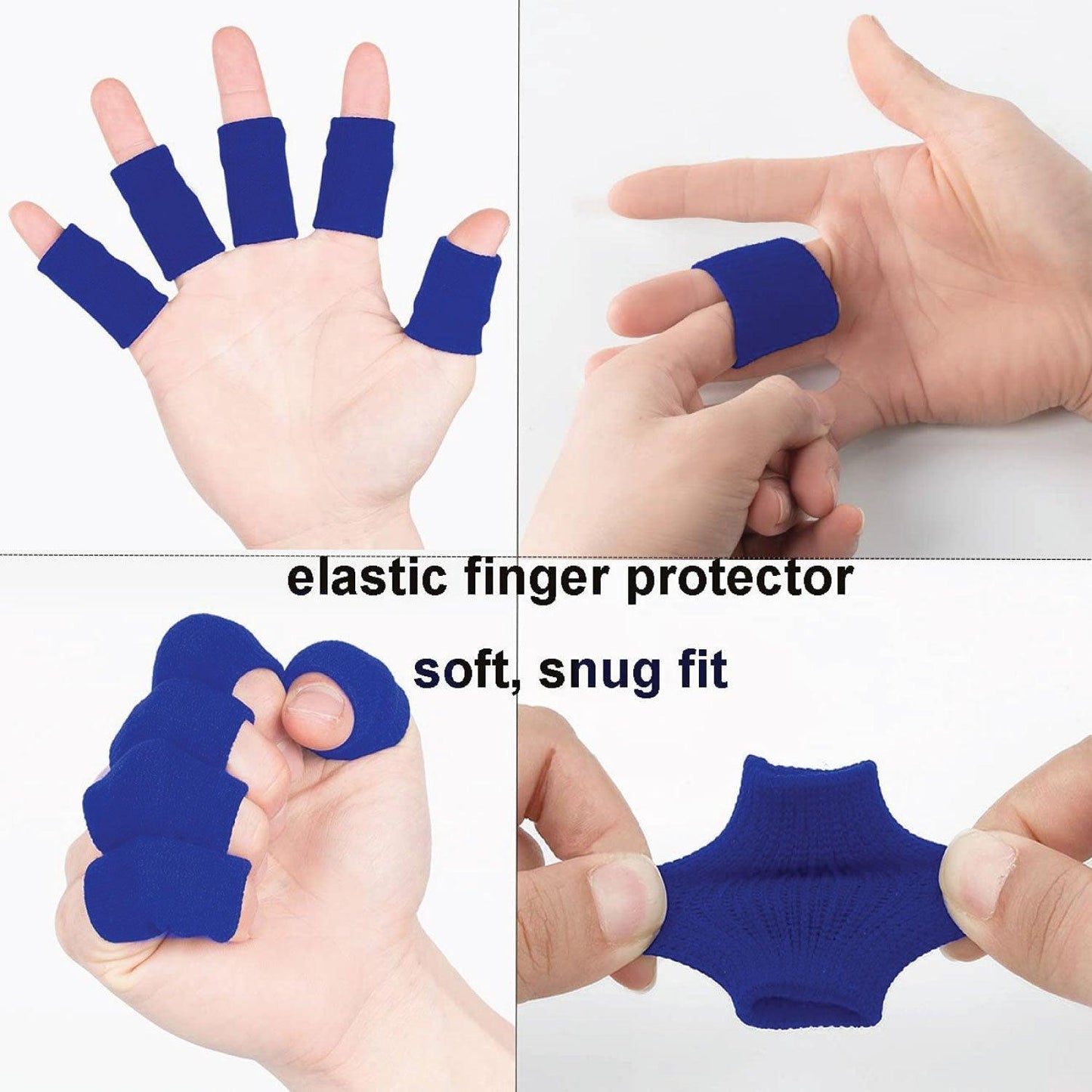 Finger Support Brace - Finger Guard Pads Support Arthritis Sleeve Trigger Fingers Sports Aid Bandage