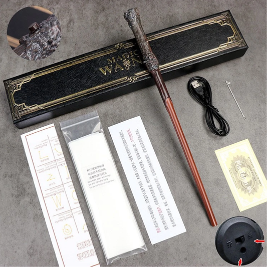 Magic Fire Shooting Wand – Real Flame Wizard Wand for Magic Tricks (Inspired by Harry Potter Series)
