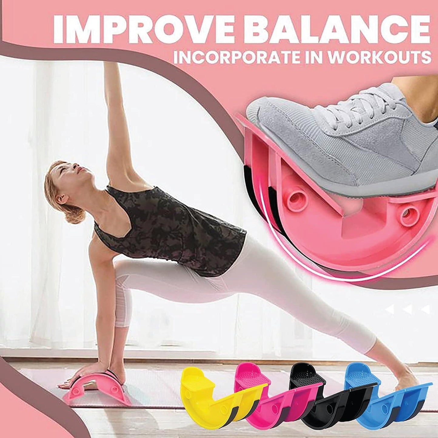 Calf Stretcher for Plantar Fasciitis - Calf Massage Plantar Foot Rocker Stretch Board Ankle Pedal Stretcher