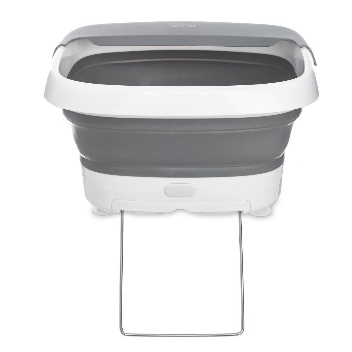 Foot Spa Massager - Foot Spa Pedicure Wet Bath Bubble Massage Bucket Feet Therapy Soothing Folding