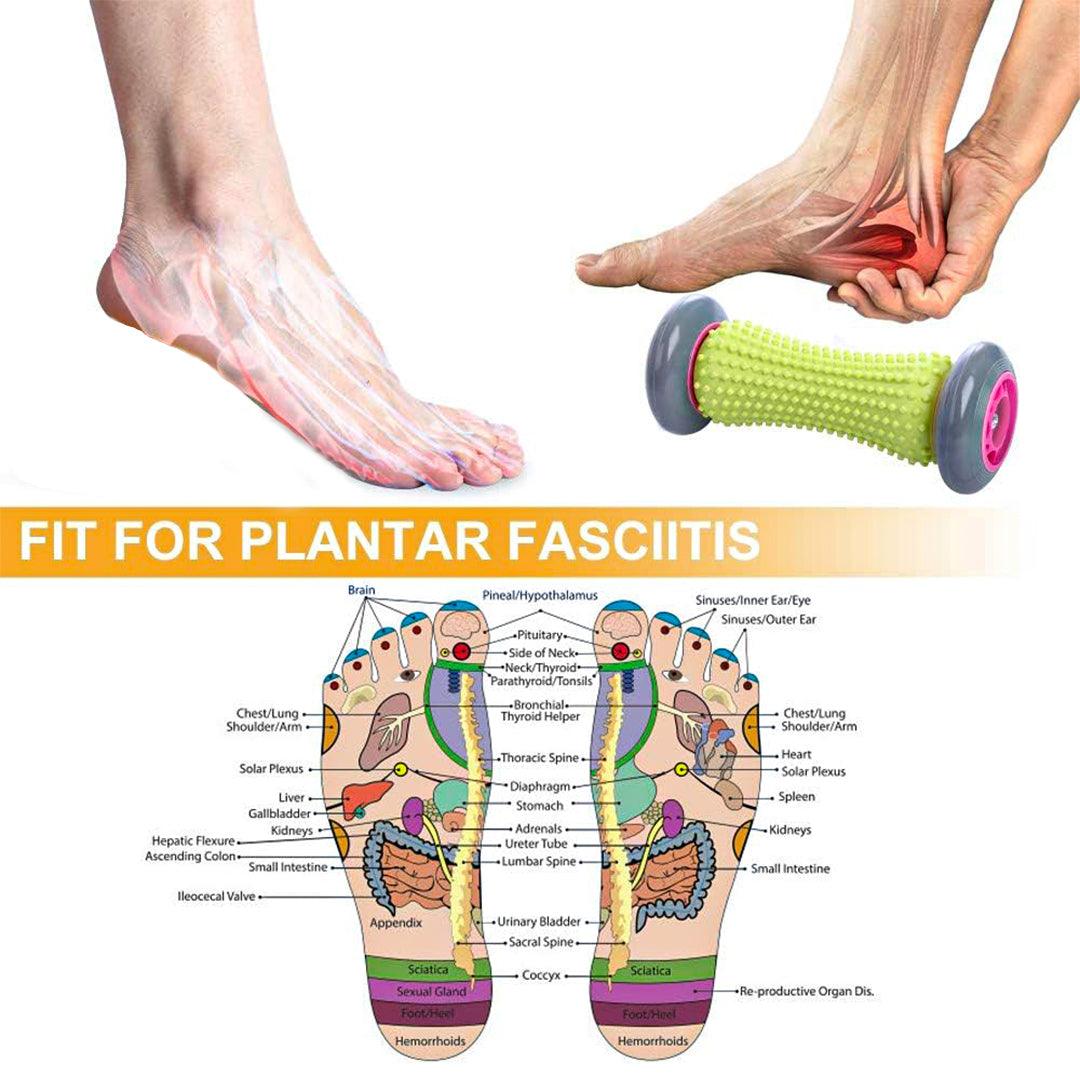 Foot Roller for Plantar Fasciitis - Heel Muscle Knot Pain Tension Reliever Foot Massage Roller