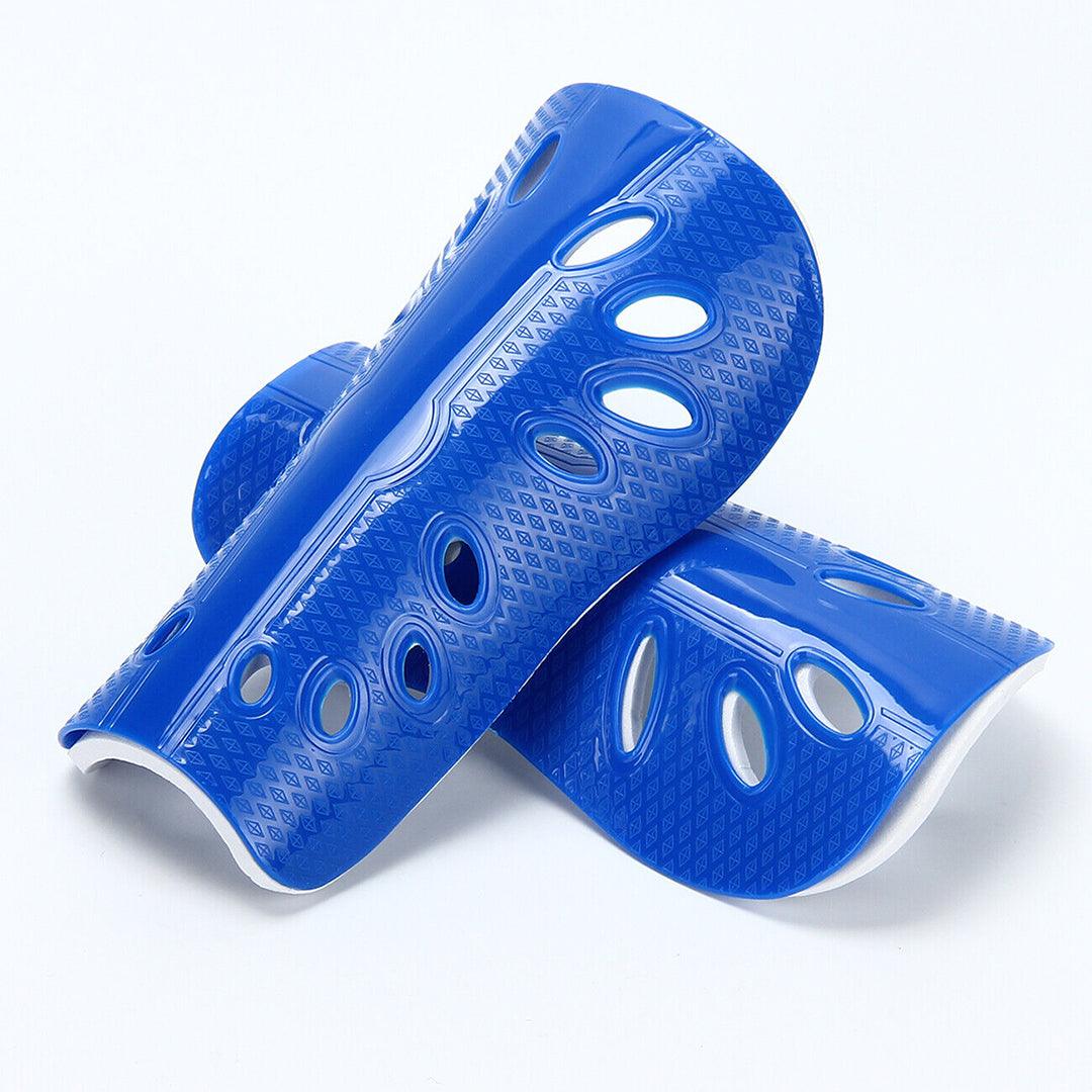 Footballers Shin Pads - Soccer Shin Protector Pad To Secure Leg Shin Guards Sport Guard Strapless Breathable Pads