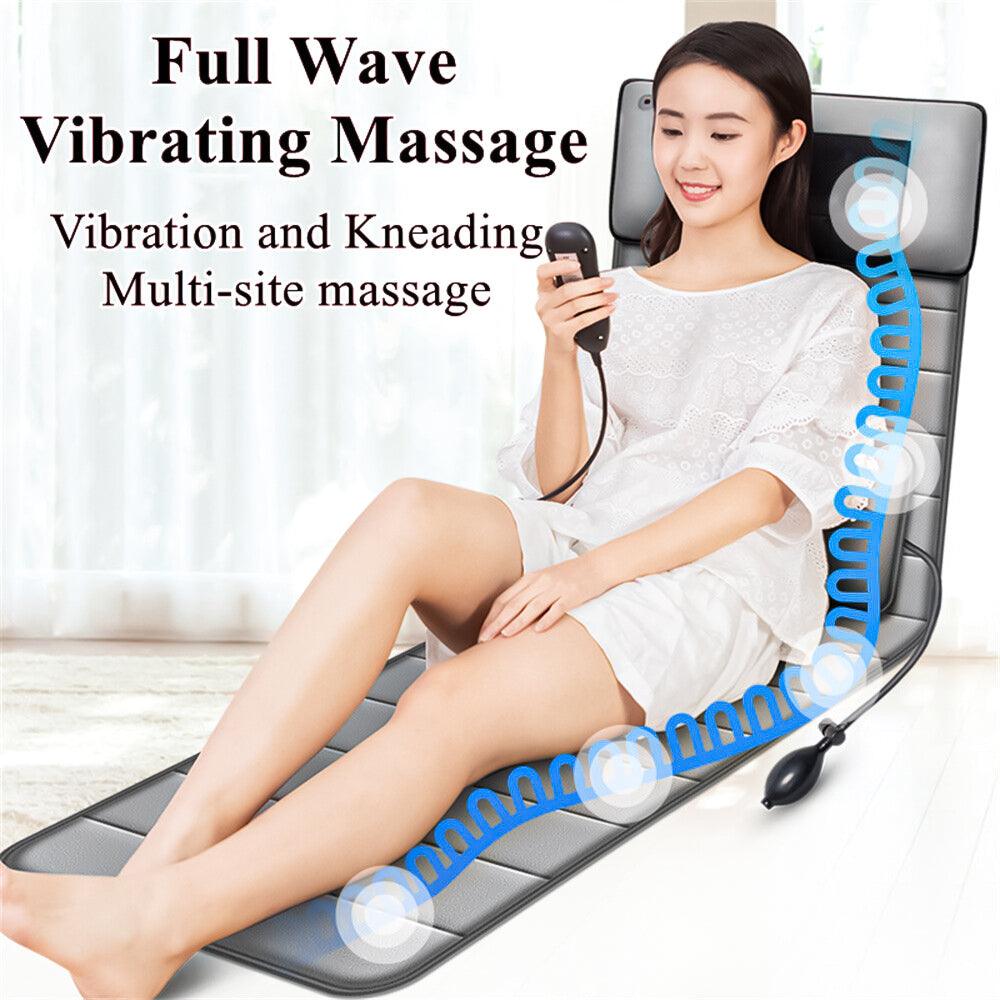 Full Body Massage Mats - 30 Heads Full Body Electric Massage Mattress Mat Heated Massager Cushion Pad