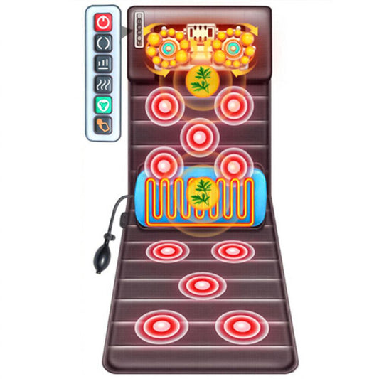 Full Body Massage Mats - 30 Heads Full Body Electric Massage Mattress Mat Heated Massager Cushion Pad