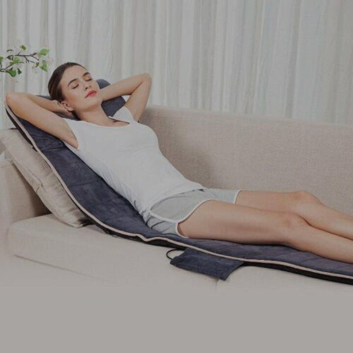 Full Body Massage Mat UK - Massage Mat with Heating, Massage Pad with 10 Vibrating Motors