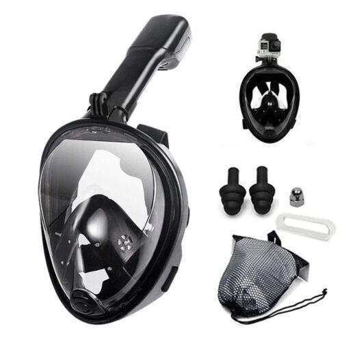 Full Face Snorkel Mask - Swimming Mask Scuba Set Full Anti-fog Diving for Adults or Kids With Upgraded Safety Breathing System
