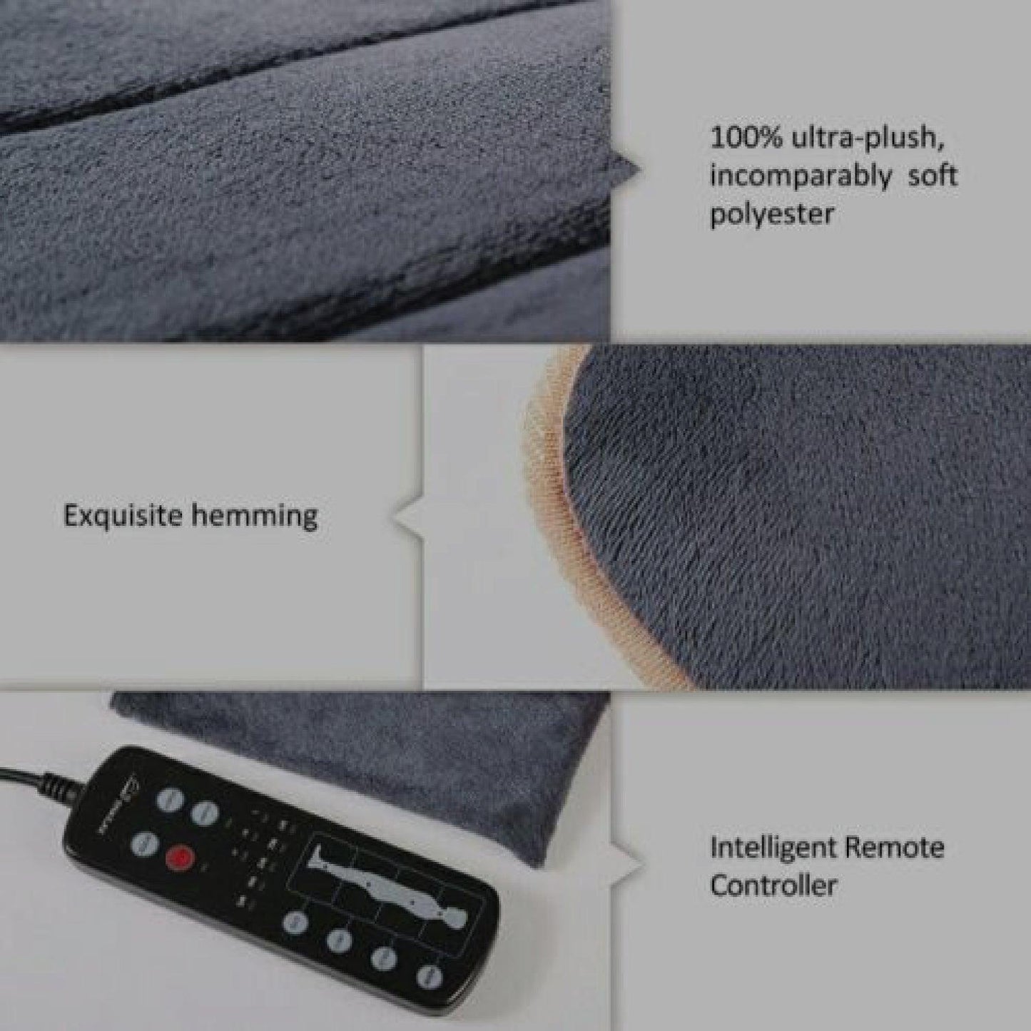 Full Body Massage Mat UK - Massage Mat with Heating, Massage Pad with 10 Vibrating Motors