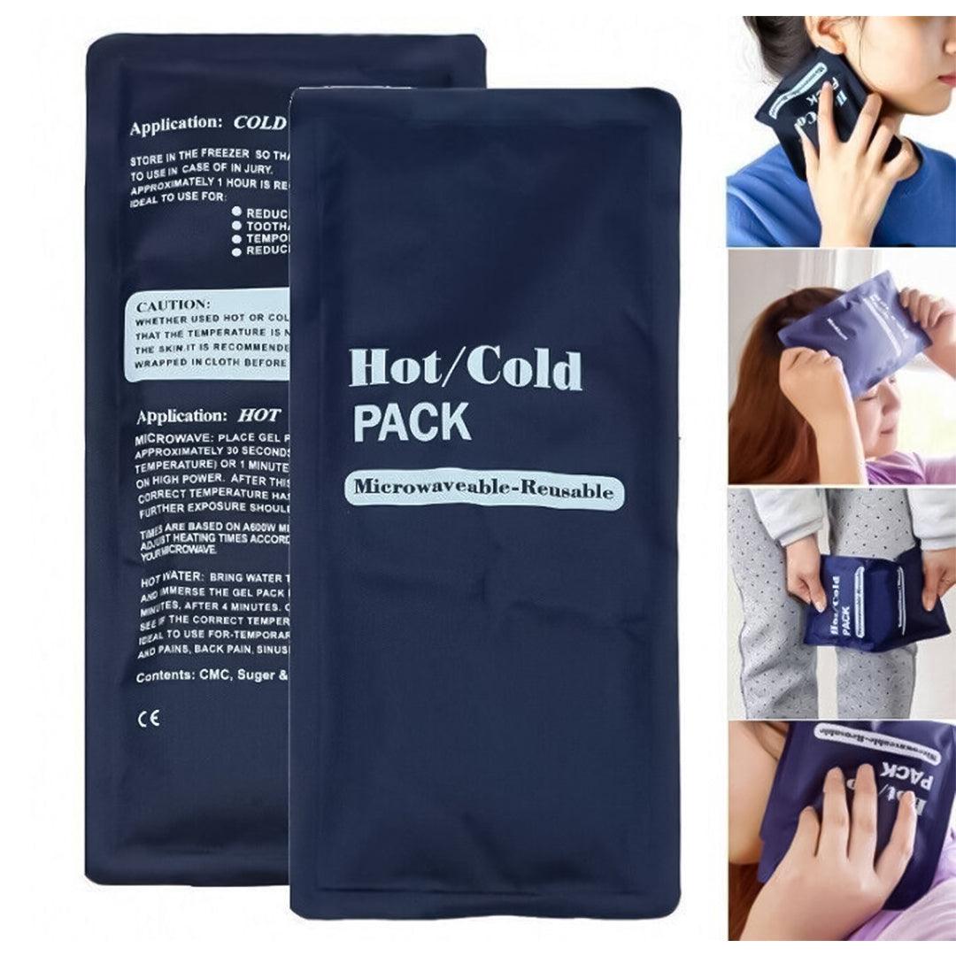 Ice Packs for Injuries Reusable - Gel Ice Packs for Injuries Adjustable Wrap for Pain Relief Ice Pack + Heat Pack