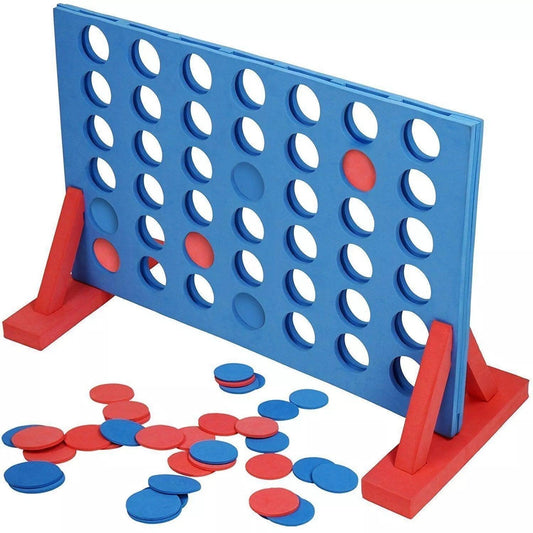 Giant Connect 4 Game - Giant Connect Four In A Row Family Party Garden Game Outdoor Eva Foam Toy
